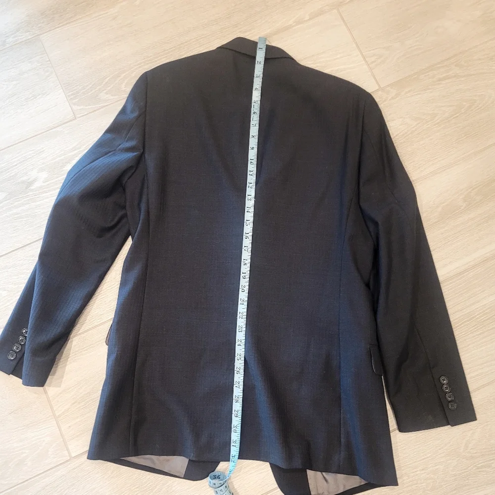 Calvin Klein Men's Pin Stripe Two Button Formal Suit - Picture 8 of 16